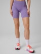 mini: Damskie legginsy kolarki treningowe 4F 4FWSS26TFSTF087 - fioletowe (2)