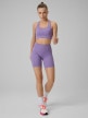  4F Damskie legginsy kolarki treningowe 4F 4FWSS26TFSTF087  fioletowe Fioletowy