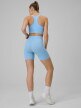 mini: Damskie legginsy kolarki treningowe 4F 4FWSS26TFSTF087 - niebieskie (7)