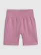 mini: Damskie legginsy kolarki treningowe 4F 4FWSS26TFSTF087 - różowe (8)