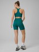 mini: Damskie legginsy kolarki treningowe 4F 4FWSS26TFSTF087 - turkusowe (7)