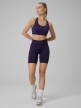 mini: Damskie legginsy kolarki treningowe 4F 4FWSS26TFSTF109 - fioletowe (1)