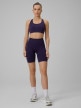 mini: Damskie legginsy kolarki treningowe 4F 4FWSS26TFSTF109 - fioletowe (6)