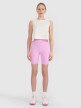 Damskie legginsy krótkie basic 4F 4FRSS25TSTIF020 - różowe