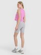 Damskie legginsy krótkie basic 4F 4FRSS25TSTIF020 - szare