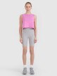 Damskie legginsy krótkie basic 4F 4FRSS25TSTIF020 - szare