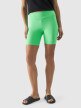 Damskie legginsy krótkie 4F 4FWSS24TTIGF151 - zielone