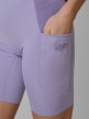 mini: Damskie legginsy krótkie treningowe 4F 4FWSS26TFSTF071 - fioletowe (4)