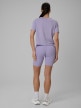 mini: Damskie legginsy krótkie treningowe 4F 4FWSS26TFSTF071 - fioletowe (7)