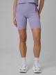mini: Damskie legginsy krótkie treningowe 4F 4FWSS26TFSTF071 - fioletowe (2)