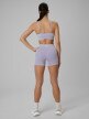 mini: Damskie legginsy krótkie treningowe 4F 4FWSS26TFSTF072 - fioletowe (6)