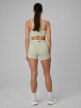 mini: Damskie legginsy krótkie treningowe 4F 4FWSS26TFSTF072 - zielone (7)