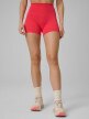 mini: Damskie legginsy krótkie treningowe 4F 4FWSS26TFSTF086 - czerwone (2)
