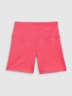 mini: Damskie legginsy krótkie treningowe 4F 4FWSS26TFSTF086 - czerwone (9)