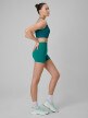 mini: Damskie legginsy krótkie treningowe 4F 4FWSS26TFSTF086 - turkusowe (10)
