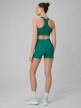 mini: Damskie legginsy krótkie treningowe 4F 4FWSS26TFSTF086 - turkusowe (7)