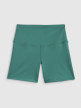 mini: Damskie legginsy krótkie treningowe 4F 4FWSS26TFSTF086 - turkusowe (15)