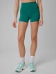 mini: Damskie legginsy krótkie treningowe 4F 4FWSS26TFSTF086 - turkusowe (2)