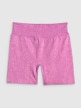 mini: Damskie legginsy krótkie treninowe 4F 4FRSS26TFSTF133 - różowe (1)