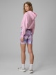 mini: Damskie legginsy krótkie z nadrukiem 4F 4FWSS26TSTIF018 - multikolor (6)
