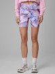 mini: Damskie legginsy krótkie z nadrukiem 4F 4FWSS26TSTIF018 - multikolor (2)
