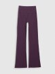 mini: Damskie legginsy ocieplane 4F 4FWAW25TTROF1195 - fioletowe (8)