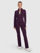 mini: Damskie legginsy ocieplane 4F 4FWAW25TTROF1195 - fioletowe (6)