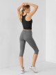 mini: Damskie legginsy treningowe 3/4 4F NOSH4-SPDF350 - szare (3)