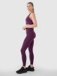 Damskie legginsy treningowe 4F 4FRSS25TFTIF306 - fioletowe