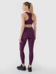 Damskie legginsy treningowe 4F 4FRSS25TFTIF306 - fioletowe