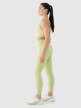 Damskie legginsy treningowe 4F 4FRSS25TFTIF306 - zielone