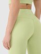 Damskie legginsy treningowe 4F 4FRSS25TFTIF306 - zielone