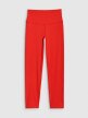 Damskie legginsy treningowe 4F 4FRSS25TFTIF308 - czerwone