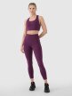 Damskie legginsy treningowe 4F 4FRSS25TFTIF308 - fioletowe