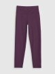 Damskie legginsy treningowe 4F 4FRSS25TFTIF308 - fioletowe