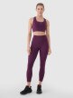 4F Damskie legginsy treningowe 4F 4FRSS25TFTIF308  fioletowe Fioletowy