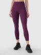 Damskie legginsy treningowe 4F 4FRSS25TFTIF308 - fioletowe