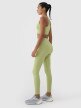 Damskie legginsy treningowe 4F 4FRSS25TFTIF309 - zielone