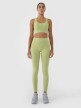 Damskie legginsy treningowe 4F 4FRSS25TFTIF309 - zielone