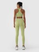 Damskie legginsy treningowe 4F 4FRSS25TFTIF309 - zielone