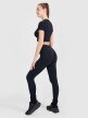 Damskie legginsy treningowe 4F 4FRSS25TFTIF390 - czarne