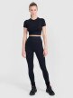 Damskie legginsy treningowe 4F 4FRSS25TFTIF390 - czarne