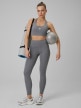 mini: Damskie legginsy treningowe 4F 4FRSS26TFTIF499 - szare (1)