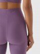 Damskie legginsy treningowe 4F 4FWAW24TFTIF317 - fioletowe