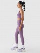 Damskie legginsy treningowe 4F 4FWAW24TFTIF317 - fioletowe
