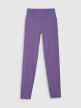 Damskie legginsy treningowe 4F 4FWAW25TFTIF360 - fioletowe