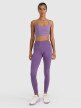 Damskie legginsy treningowe 4F 4FWAW25TFTIF360 - fioletowe
