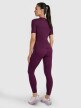 Damskie legginsy treningowe 4F 4FWAW25TFTIF363 - fioletowe