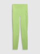 Damskie legginsy treningowe 4F 4FWAW25TFTIF363 - zielone