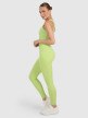 Damskie legginsy treningowe 4F 4FWAW25TFTIF363 - zielone